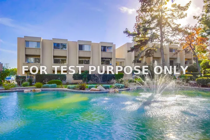 Demo/Test Data 5700 Baltimore Dr Unit 35, La Mesa, Ca 91942