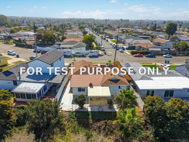 Demo/Test Data 5238 Cervantes Ave, San Diego, Ca 92114
