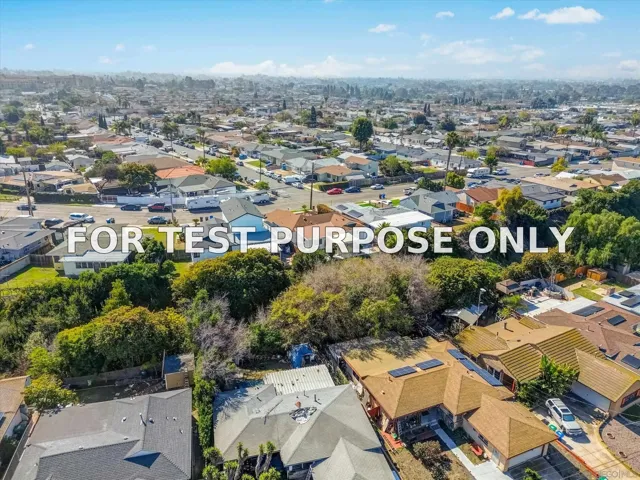 Demo/Test Data 5238 Cervantes Ave, San Diego, Ca 92114
