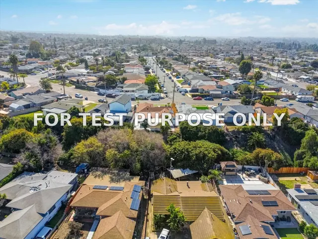 Demo/Test Data 5238 Cervantes Ave, San Diego, Ca 92114
