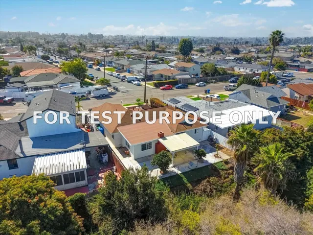 Demo/Test Data 5238 Cervantes Ave, San Diego, Ca 92114