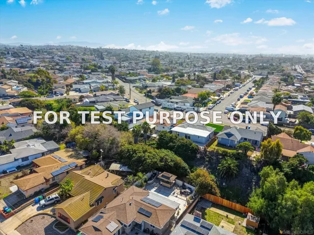 Demo/Test Data 5238 Cervantes Ave, San Diego, Ca 92114