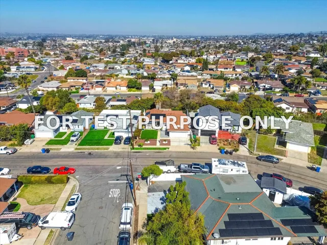 Demo/Test Data 5238 Cervantes Ave, San Diego, Ca 92114