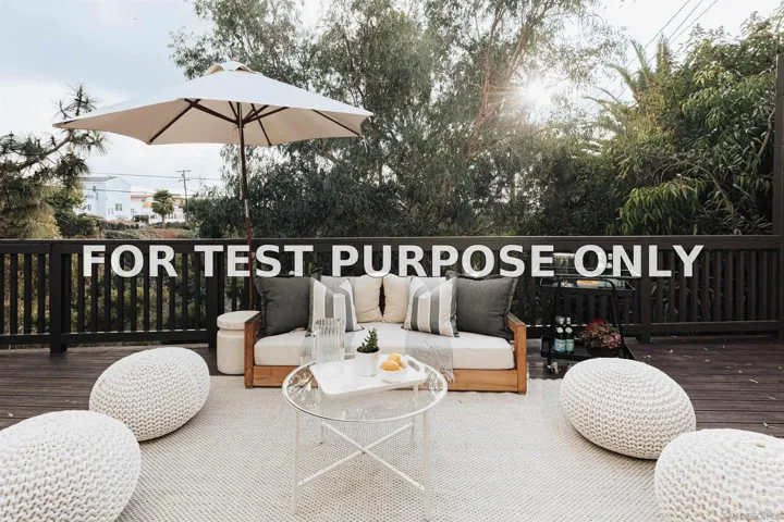 Demo/Test Data 4033 S Hempstead Cir, San Diego, Ca 92116