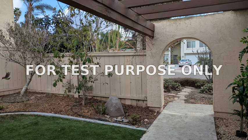Demo/Test Data 2778 Kandace Way, San Diego, Ca 92105