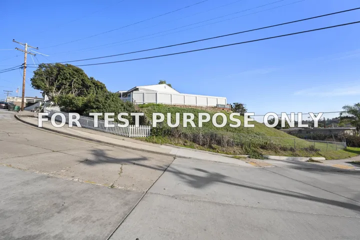 Demo/Test Data 1221 Braddock St, San Diego, Ca 92114