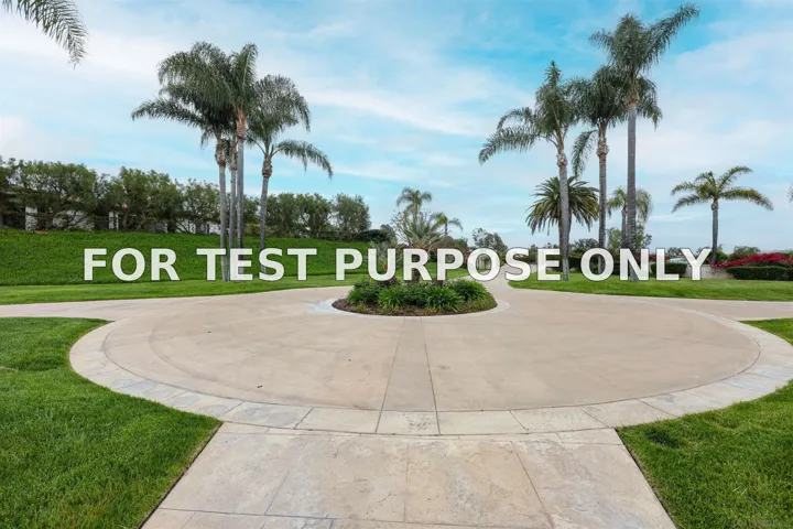 Demo/Test Data 5910 Lady’s Secret Court, Rancho Santa Fe, Ca 92067