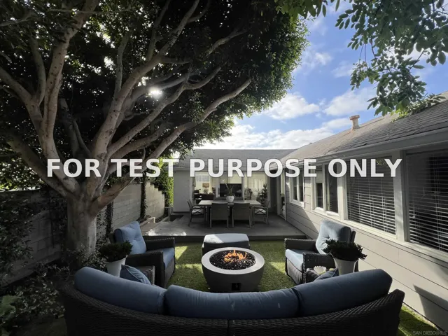 Demo/Test Data 811 S Coast Blvd., San Diego, Ca 92037