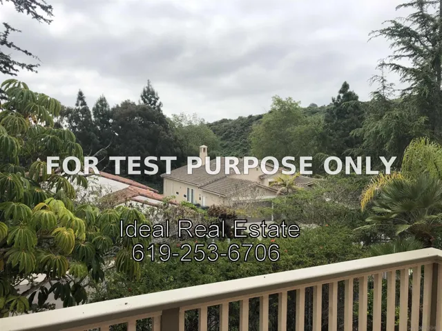 Demo/Test Data 6021 Greenhedge Row, La Jolla, Ca 92037