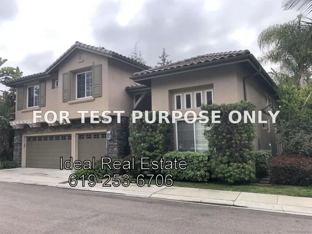 Demo/Test Data 6021 Greenhedge Row, La Jolla, Ca 92037