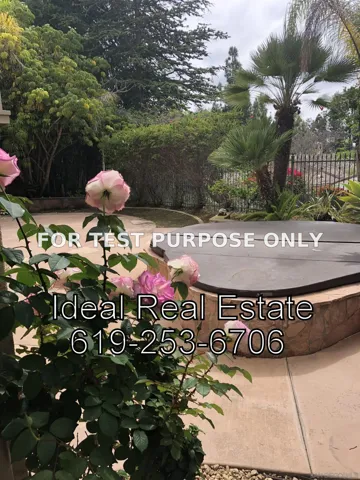 Demo/Test Data 6021 Greenhedge Row, La Jolla, Ca 92037