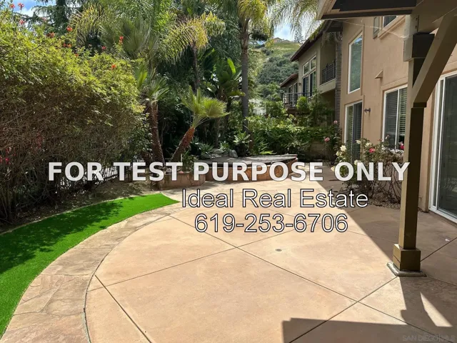 Demo/Test Data 6021 Greenhedge Row, La Jolla, Ca 92037