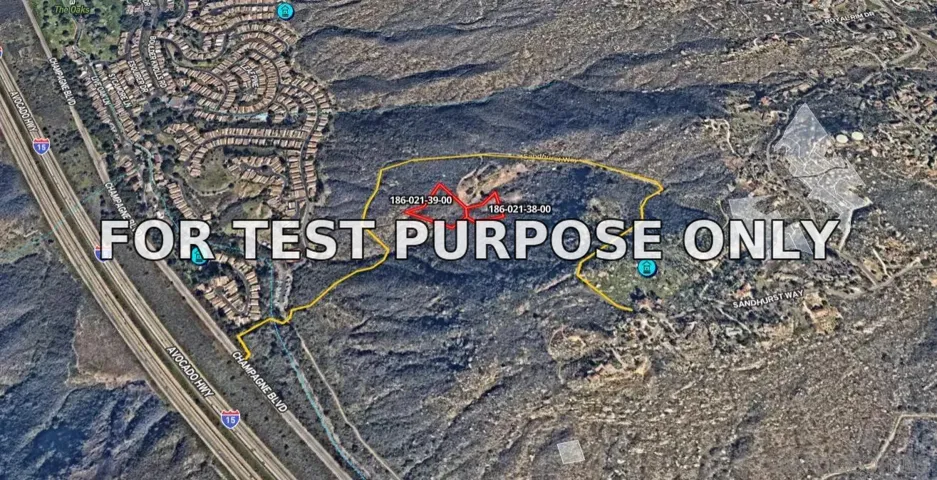 Demo/Test Data 0 Highway 395 Unit 3, Escondido, Ca 92026