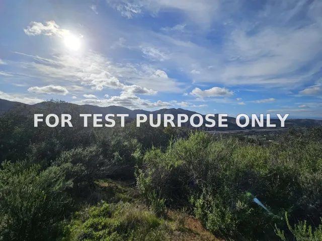 Demo/Test Data 0 Highway 395 Unit 3, Escondido, Ca 92026