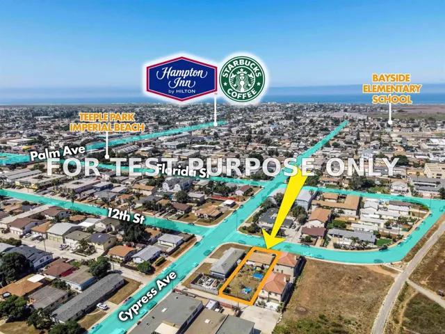 Demo/Test Data 535 12th St Unit 626-191-08-00, Imperial Beach, Ca 91932