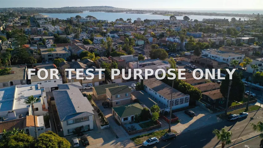 Demo/Test Data 1425-27 Grand Ave, San Diego, Ca 92109