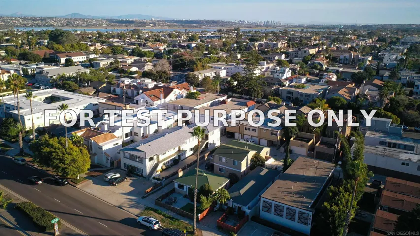 Demo/Test Data 1425-27 Grand Ave, San Diego, Ca 92109