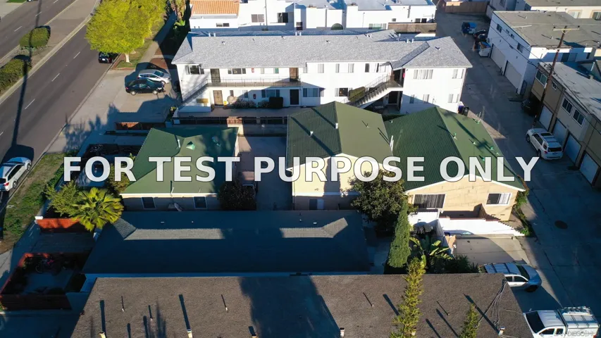 Demo/Test Data 1425-27 Grand Ave, San Diego, Ca 92109
