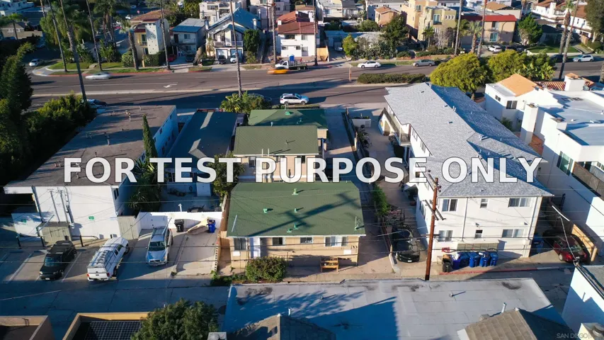 Demo/Test Data 1425-27 Grand Ave, San Diego, Ca 92109