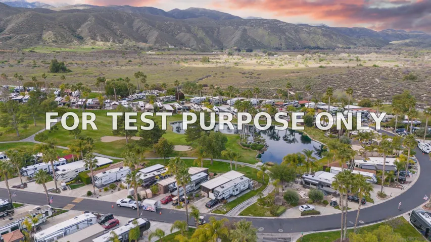 Demo/Test Data 45525 Highway 79 Unit 504, Aguanga, Ca 92536