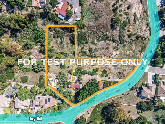 Demo/Test Data 1852 Ivy Rd Unit 1869, Oceanside, Ca 92054