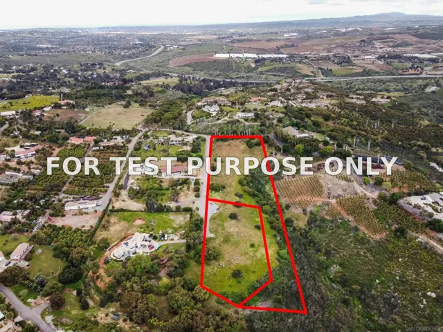 Demo/Test Data 0 Fairview Dr Unit 1, Vista, Ca 92084