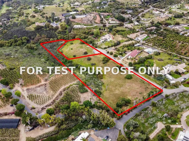 Demo/Test Data 0 Fairview Dr Unit 1, Vista, Ca 92084