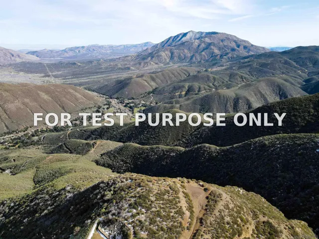 Demo/Test Data 000 Salton Vista Dr. #14 Unit 14, Julian, Ca 92036