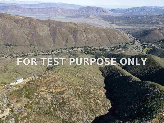 Demo/Test Data 000 Salton Vista Dr. #14 Unit 14, Julian, Ca 92036