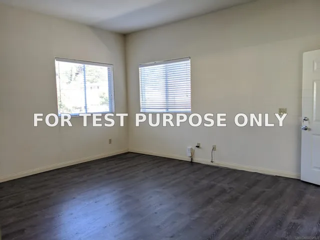 Demo/Test Data 2732-36 Reynard Way, San Diego, Ca 92103