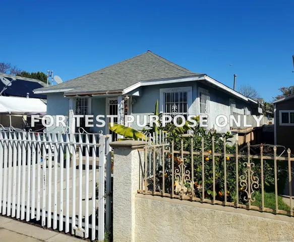 Demo/Test Data 337 30th St, San Diego, Ca 92102