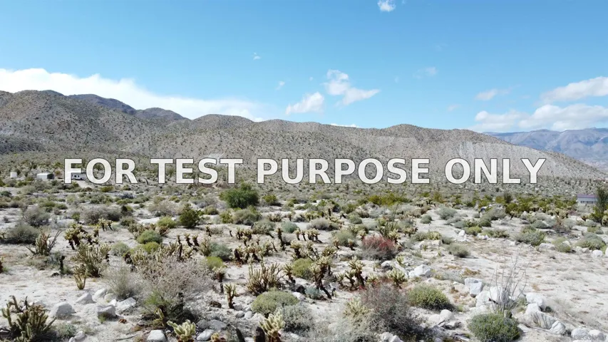 Demo/Test Data 0 Great Southern Overland Rt. Unit 1, Julian, Ca 92036