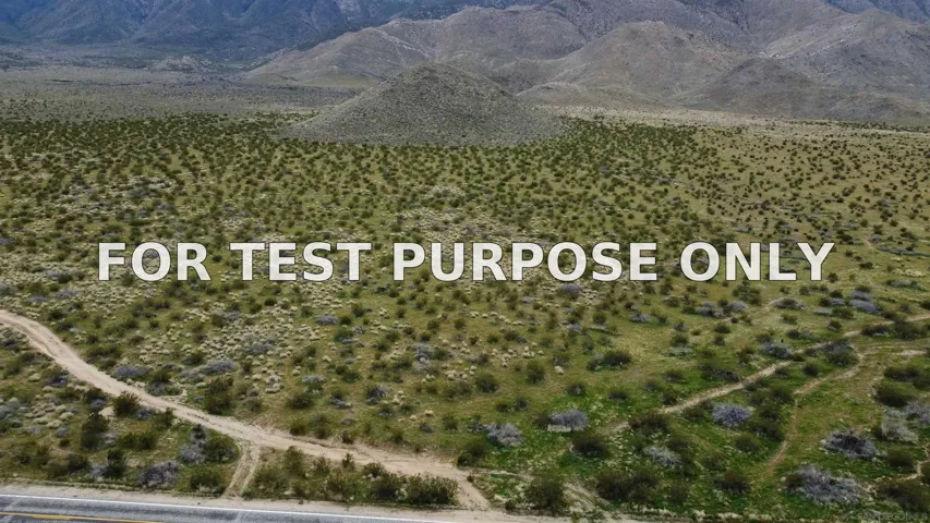 Demo/Test Data 0 Great Southern Overland Rt. Unit 1, Julian, Ca 92036