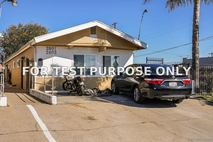 Demo/Test Data 2801-3 46th St, San Diego, Ca 92105