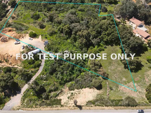 Demo/Test Data 0 Rhinehart Drive Unit 13, Valley Center, Ca 92082