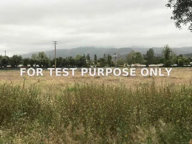 Demo/Test Data 0 Rainbow Heights Road Unit 24, Fallbrook, Ca 92028