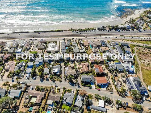 Demo/Test Data 1347 Summit Ave, Encinitas, Ca 92007