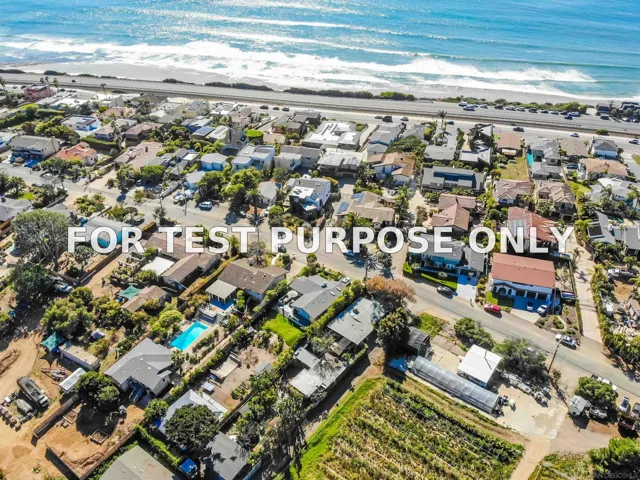 Demo/Test Data 1347 Summit Ave, Encinitas, Ca 92007