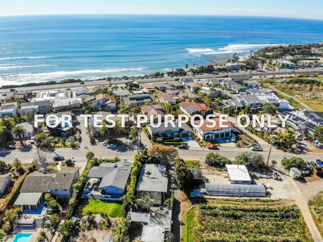 Demo/Test Data 1347 Summit Ave, Encinitas, Ca 92007