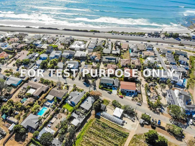 Demo/Test Data 1347 Summit Ave, Encinitas, Ca 92007