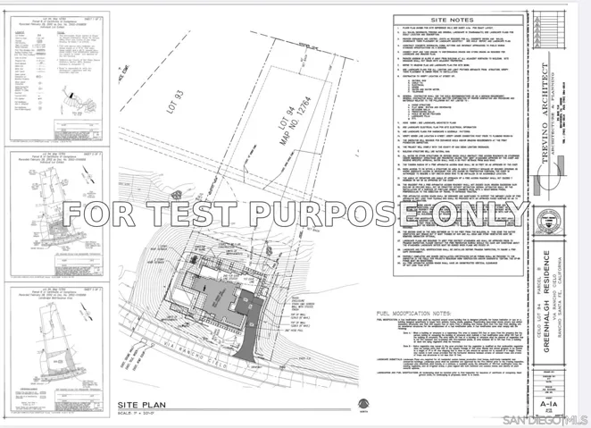 Demo/Test Data 8382 Via Rancho Cielo Unit 94, Escondido, Ca 92029