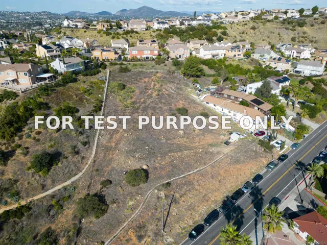 Demo/Test Data 7520 High St. Lot Unit 28, La Mesa, Ca 91941
