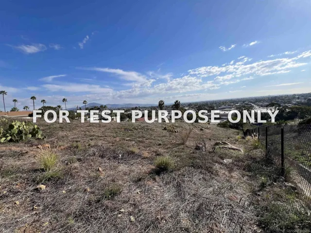 Demo/Test Data 7520 High St. Lot Unit 28, La Mesa, Ca 91941