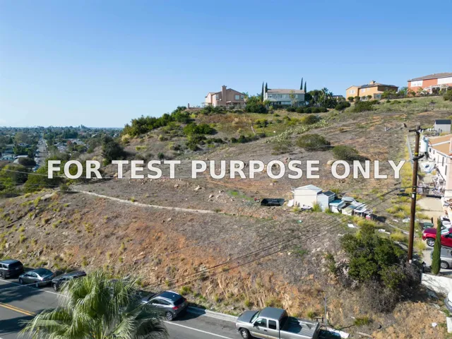 Demo/Test Data 7520 High St. Lot Unit 28, La Mesa, Ca 91941