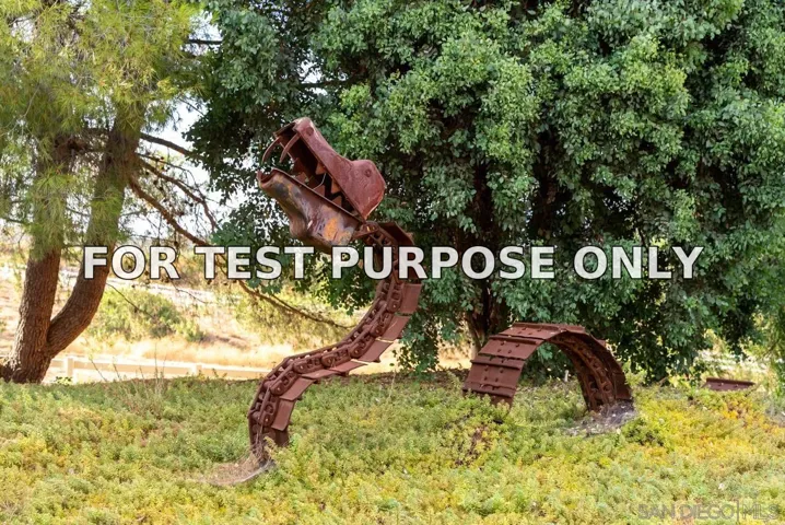 Demo/Test Data 15091 Chemise Creek Rd, Ramona, Ca 92065