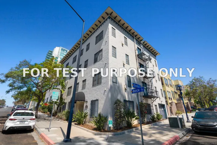 Demo/Test Data 942 Beech Street, San Diego, Ca 92101