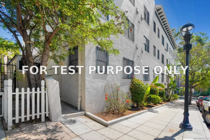 Demo/Test Data 942 Beech Street, San Diego, Ca 92101