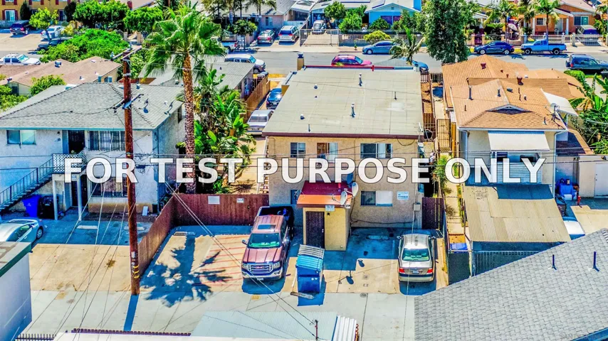 Demo/Test Data 4135-37 Chamoune Avenue, San Diego, Ca 92105