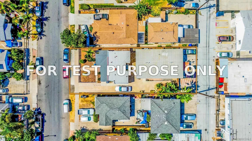 Demo/Test Data 4135-37 Chamoune Avenue, San Diego, Ca 92105