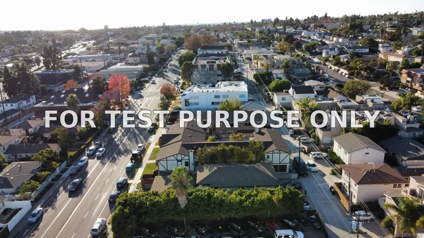 Demo/Test Data 2250-54 Garnet Ave, San Diego, Ca 92109
